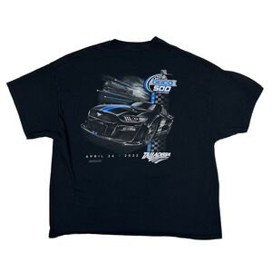 NASCAR Mens Geico 500 Talladega Superspeedway 2022 Graphic T-Shirt Black 2XL
